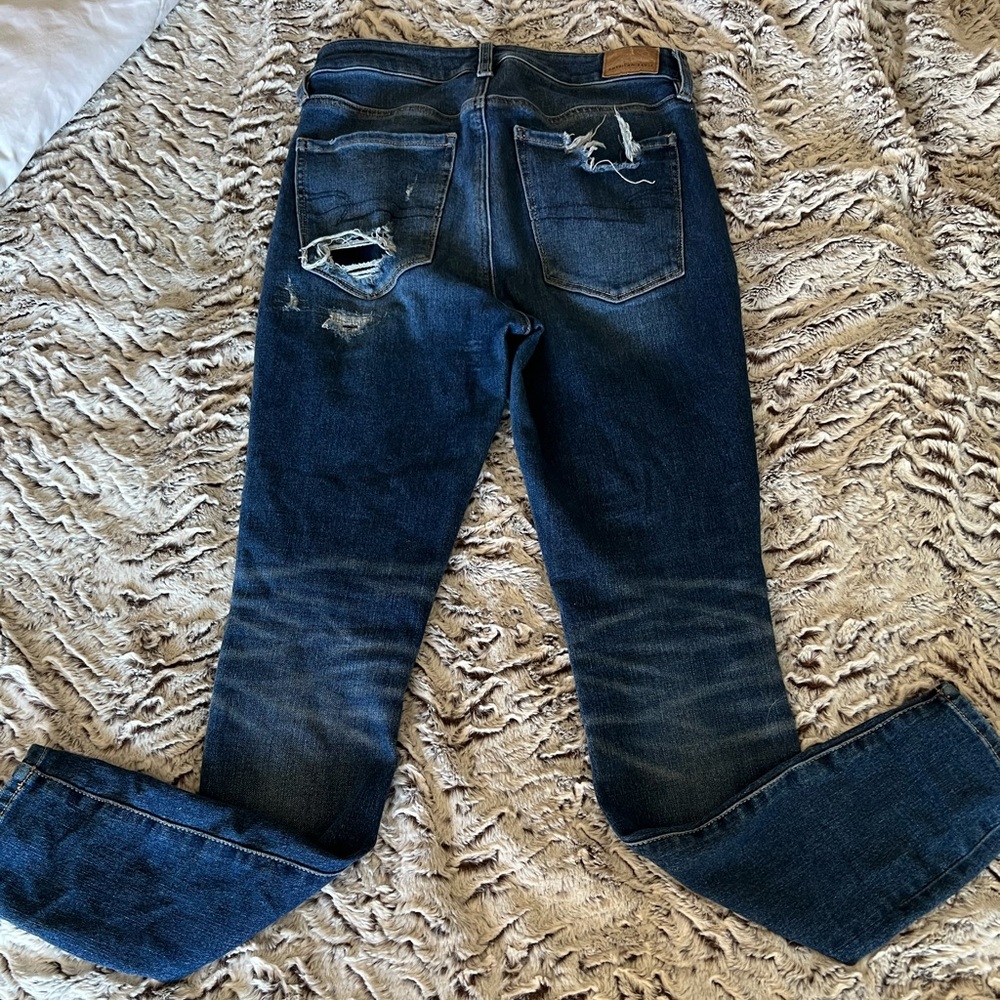 American eagle stretch jeans -high rise jegging